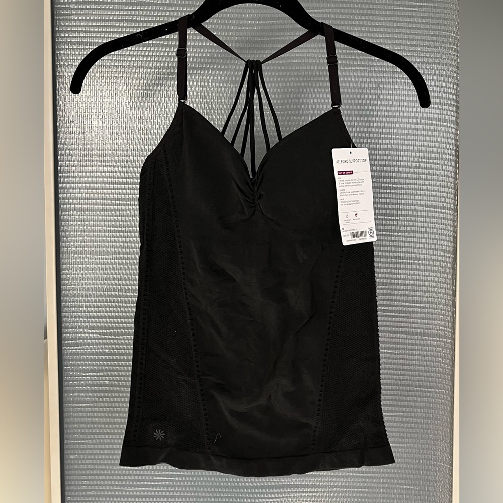 Athleta Black Allegro Support Top S